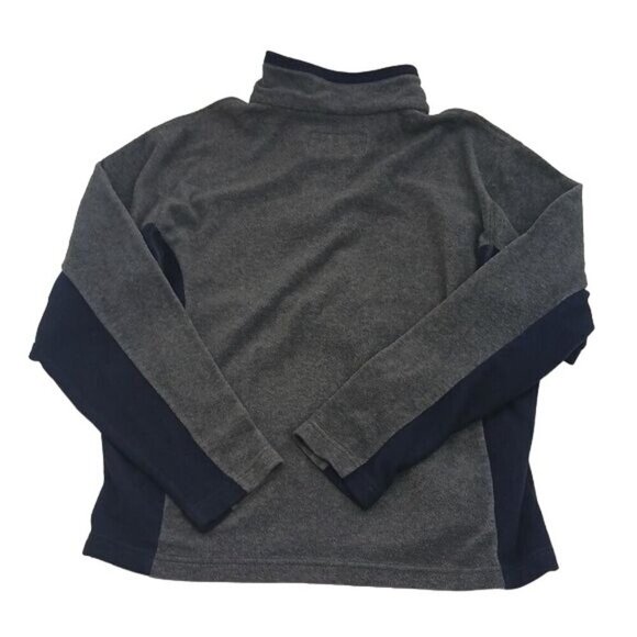 Nordic Track Fleece Pullover Gray Quarter Zip Mock Neck Outdoor Mens Size M - Picture 5 of 5